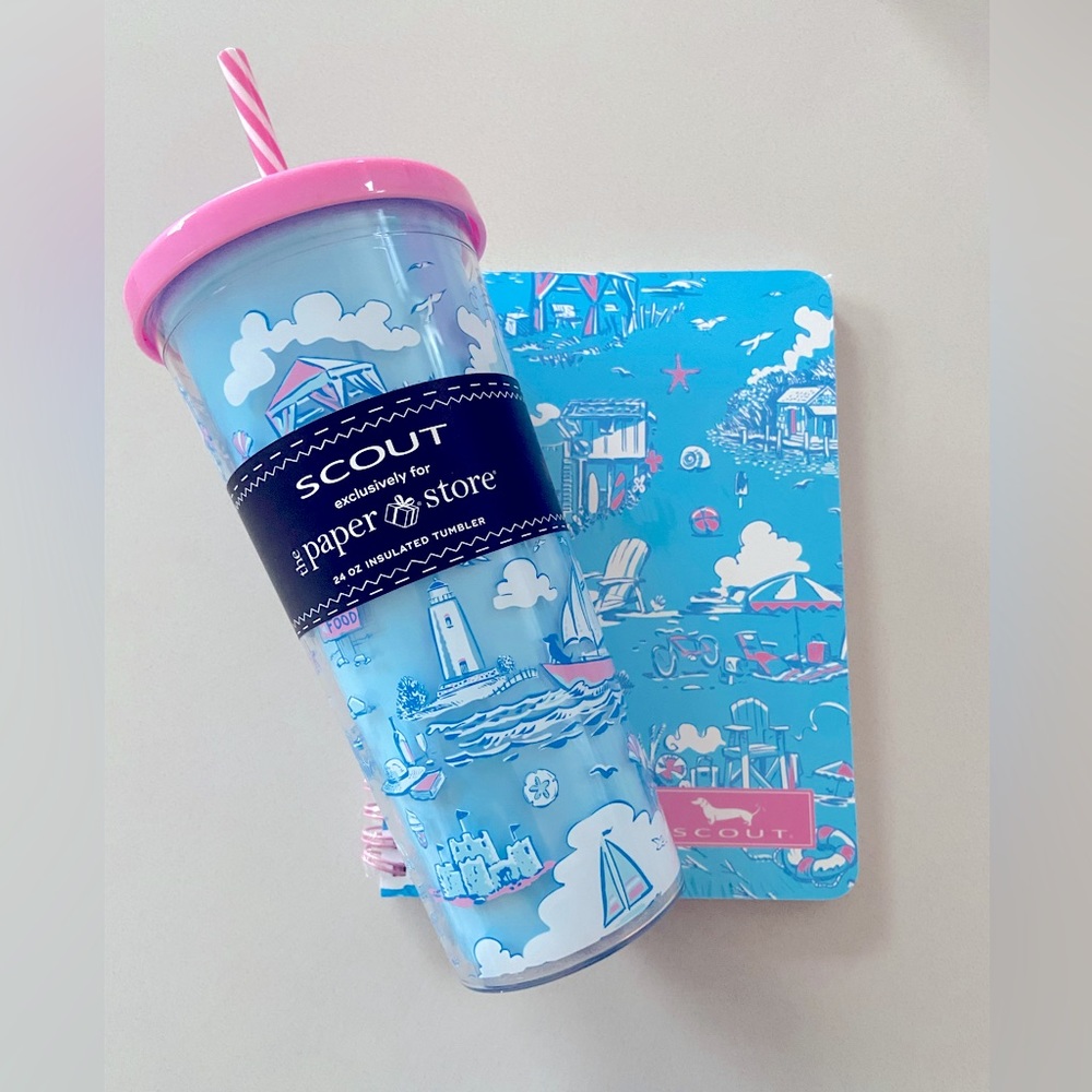 Scout Notebook and 24oz Tumbler Bundle NWT
